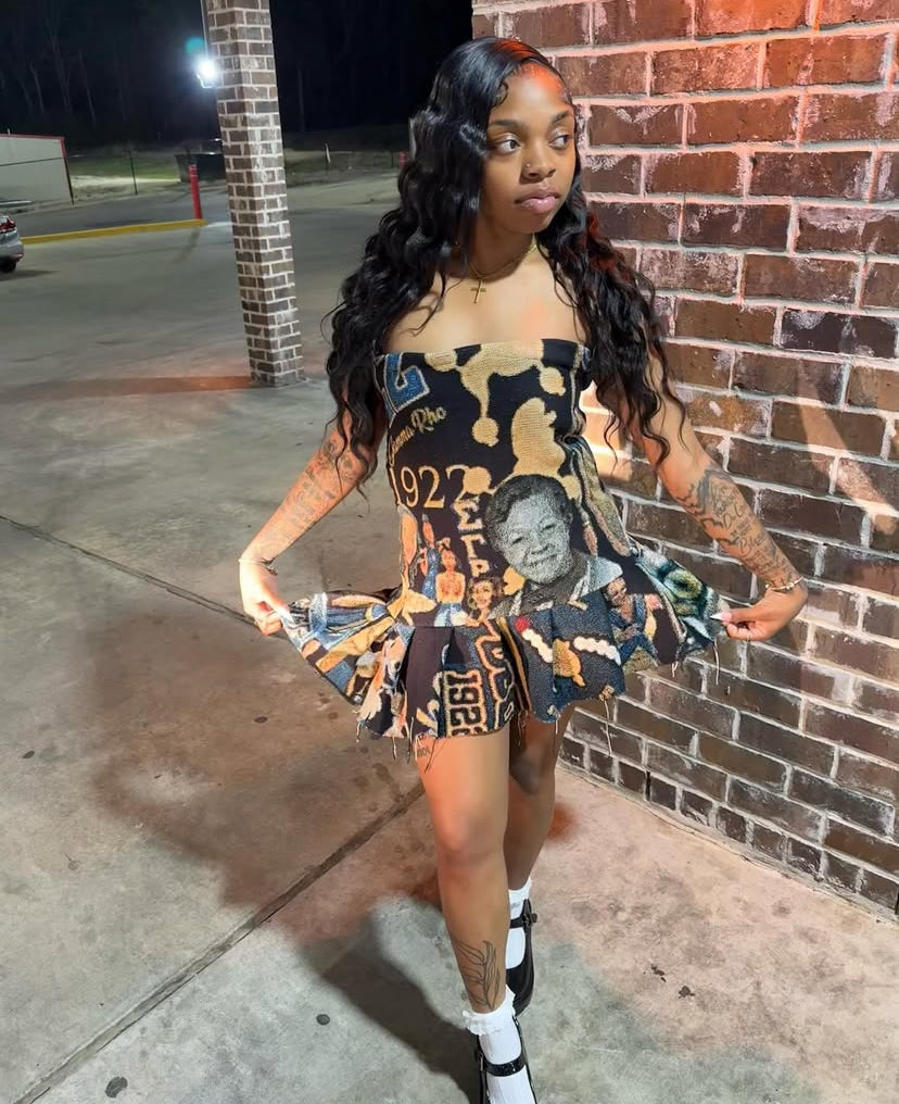 Tapestry Corset Dress