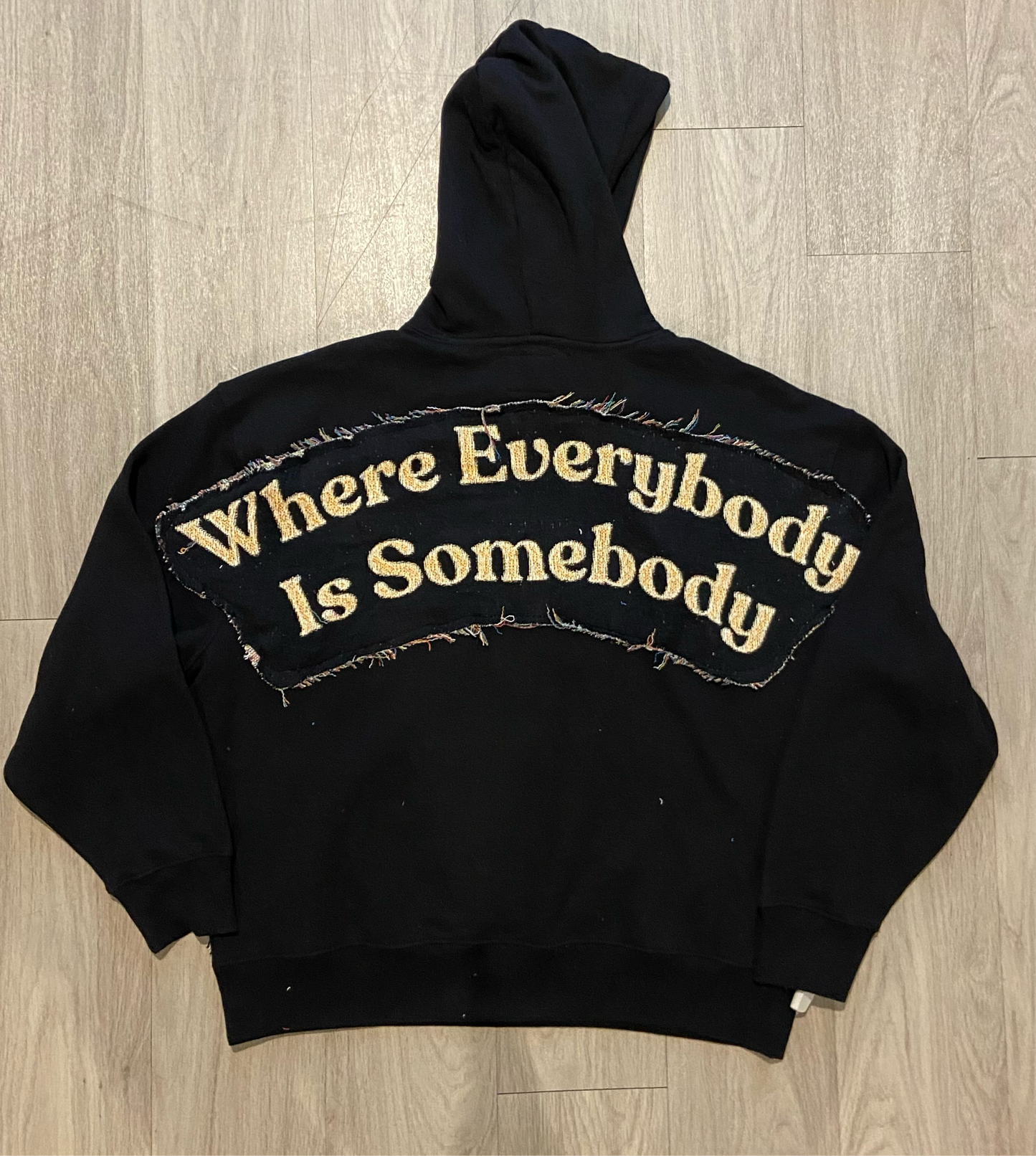 Regular Hoodie with Tapestry Patches