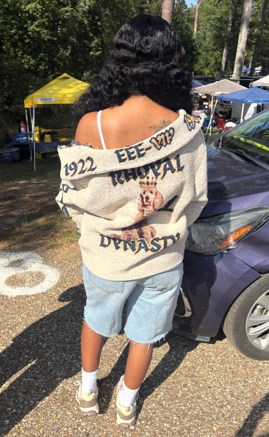 Tapestry Collard Sweater