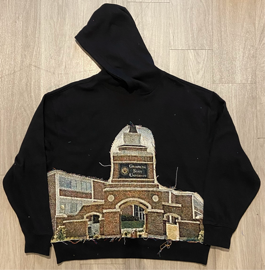 Regular Hoodie with Tapestry Patches