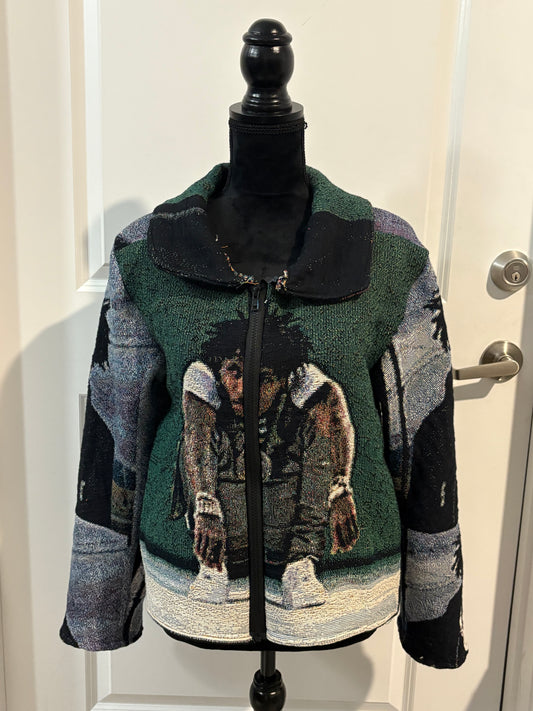 Tapestry Collard Jacket